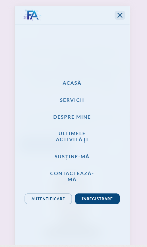 Mobile menu